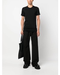 T-shirt à col rond noir Rick Owens