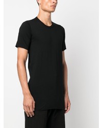 T-shirt à col rond noir Rick Owens