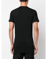 T-shirt à col rond noir Rick Owens