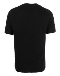 T-shirt à col rond noir Cenere Gb