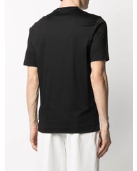 T-shirt à col rond noir Z Zegna