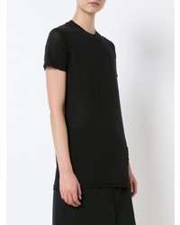 T-shirt à col rond noir Rick Owens DRKSHDW