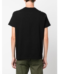 T-shirt à col rond noir Rick Owens