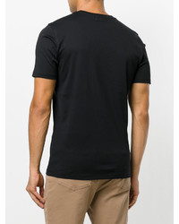 T-shirt à col rond noir Diesel Black Gold