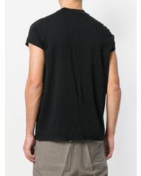 T-shirt à col rond noir Rick Owens DRKSHDW