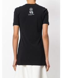 T-shirt à col rond noir Y-3