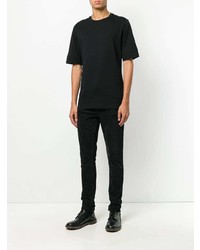 T-shirt à col rond noir Helmut Lang