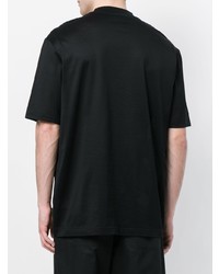 T-shirt à col rond noir Lanvin