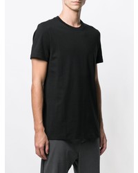 T-shirt à col rond noir Low Brand