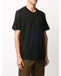 T-shirt à col rond noir Jil Sander