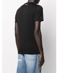 T-shirt à col rond noir DSQUARED2