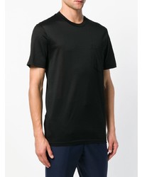 T-shirt à col rond noir Lanvin