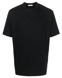 T-shirt à col rond noir Cruciani