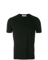 T-shirt à col rond noir Cruciani