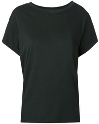 T-shirt à col rond noir Current/Elliott