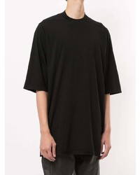 T-shirt à col rond noir Rick Owens DRKSHDW