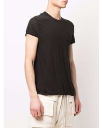 T-shirt à col rond noir Rick Owens DRKSHDW