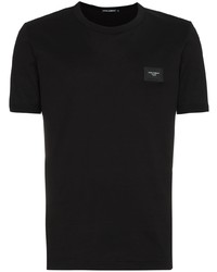 T-shirt à col rond noir Dolce & Gabbana