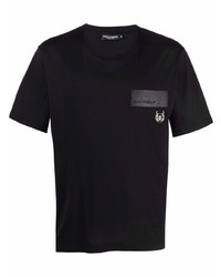 T-shirt à col rond noir Dolce & Gabbana