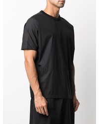 T-shirt à col rond noir Stephan Schneider