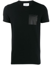 T-shirt à col rond noir Dondup