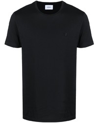 T-shirt à col rond noir Dondup