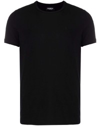 T-shirt à col rond noir Dondup