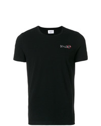 T-shirt à col rond noir Dondup