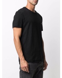 T-shirt à col rond noir Diesel