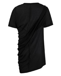 T-shirt à col rond noir Rick Owens