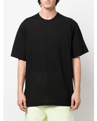 T-shirt à col rond noir Y-3