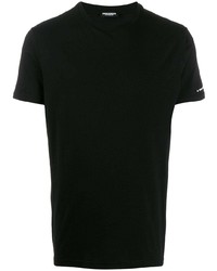 T-shirt à col rond noir DSQUARED2