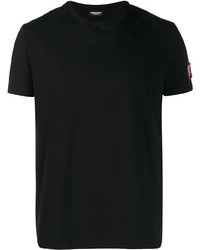 T-shirt à col rond noir DSQUARED2