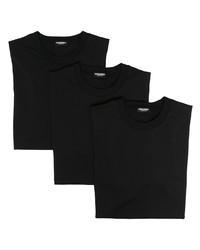 T-shirt à col rond noir DSQUARED2