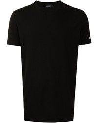 T-shirt à col rond noir DSQUARED2