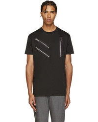 T-shirt à col rond noir DSQUARED2