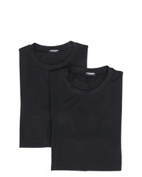 T-shirt à col rond noir DSQUARED2