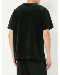 T-shirt à col rond noir Wooyoungmi