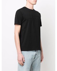 T-shirt à col rond noir Valentino