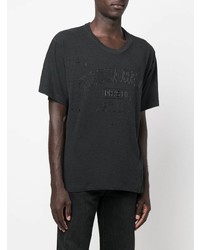 T-shirt à col rond noir DSQUARED2