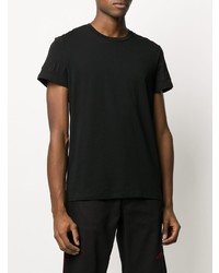 T-shirt à col rond noir Balmain