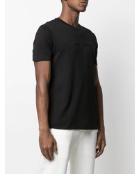 T-shirt à col rond noir Emporio Armani