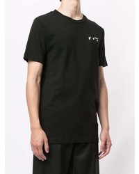 T-shirt à col rond noir Off-White