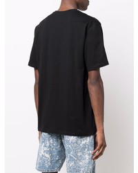 T-shirt à col rond noir MSGM