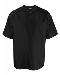 T-shirt à col rond noir Emporio Armani