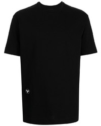 T-shirt à col rond noir Emporio Armani