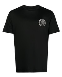 T-shirt à col rond noir Emporio Armani