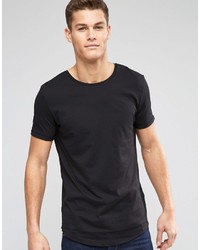 T-shirt à col rond noir Esprit