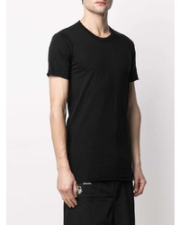 T-shirt à col rond noir Rick Owens