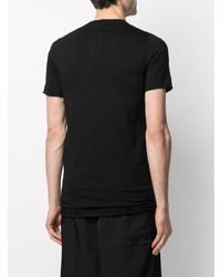 T-shirt à col rond noir Rick Owens